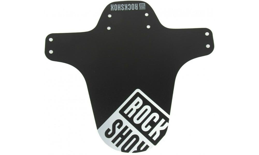 Priekšējais dubļusargs Rockshox MTB silver-white fade 