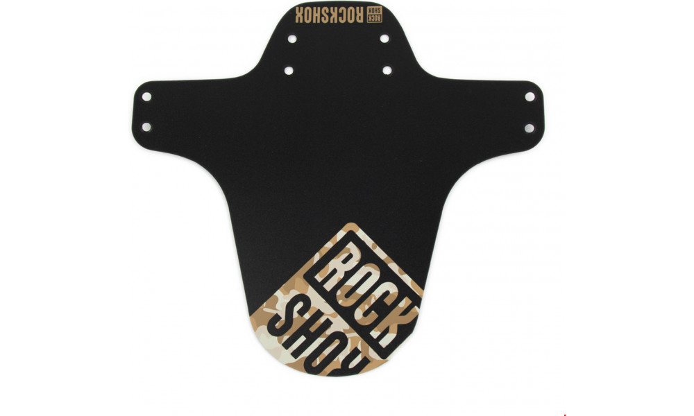 Priekšējais dubļusargs Rockshox MTB black-camo print tan 