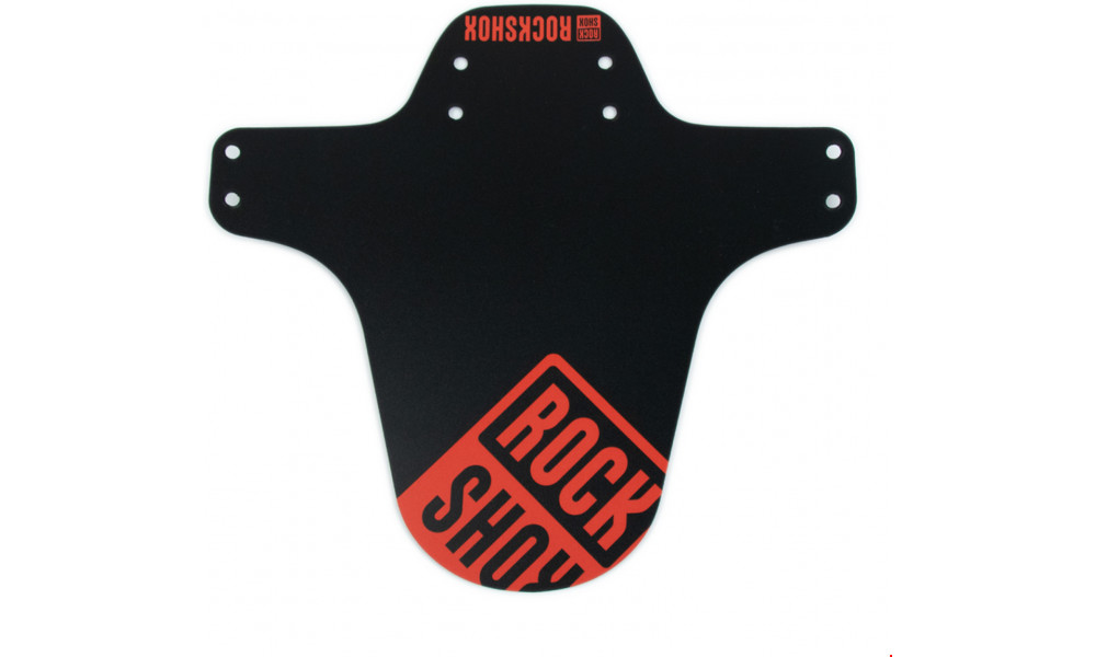 Priekšējais dubļusargs Rockshox MTB black-fire red 