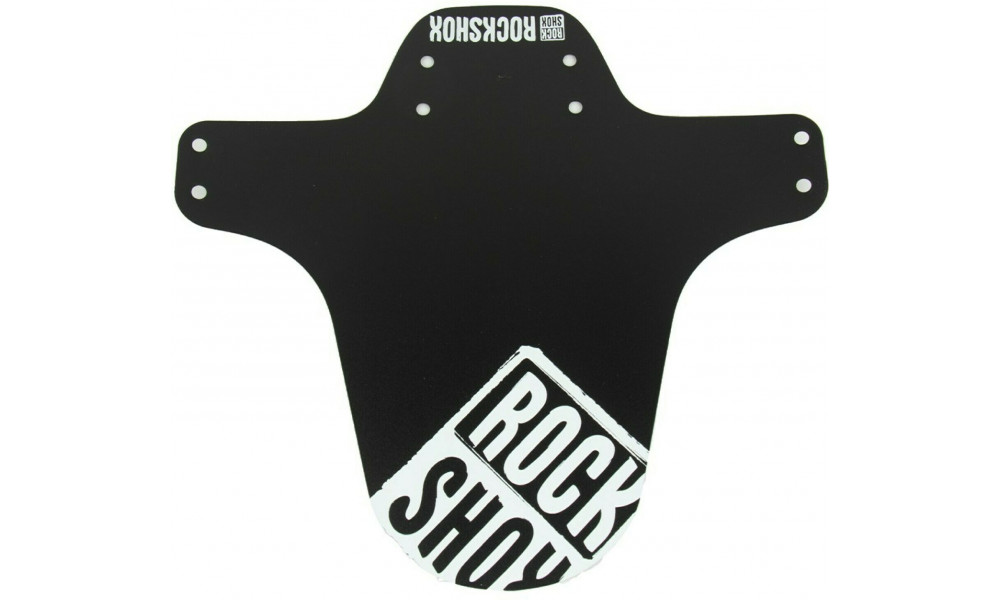 Priekšējais dubļusargs Rockshox MTB black-distressed white 