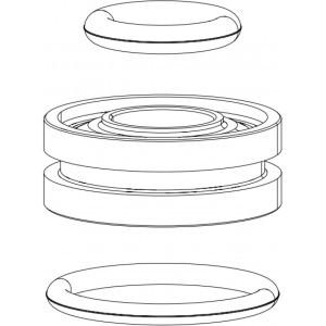 Dakšas remonta komplekts Rockshox seal head 12.5/32mm