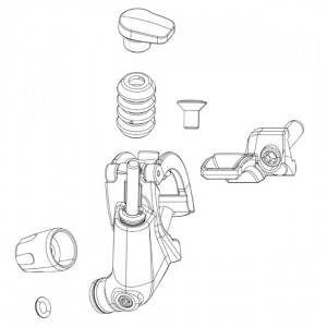 Dakšas remonta komplekts Rockshox XLoc Full Sprint Lever