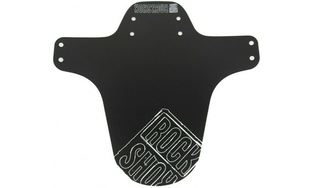 Priekšējais dubļusargs Rockshox MTB black-distressed white 