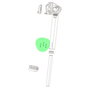 Sēdekļa turētāja remonta komplekts Rockshox brass keys Size 3 Reverb A1/B1/Reverb AXS 2020+ (3 gab.)