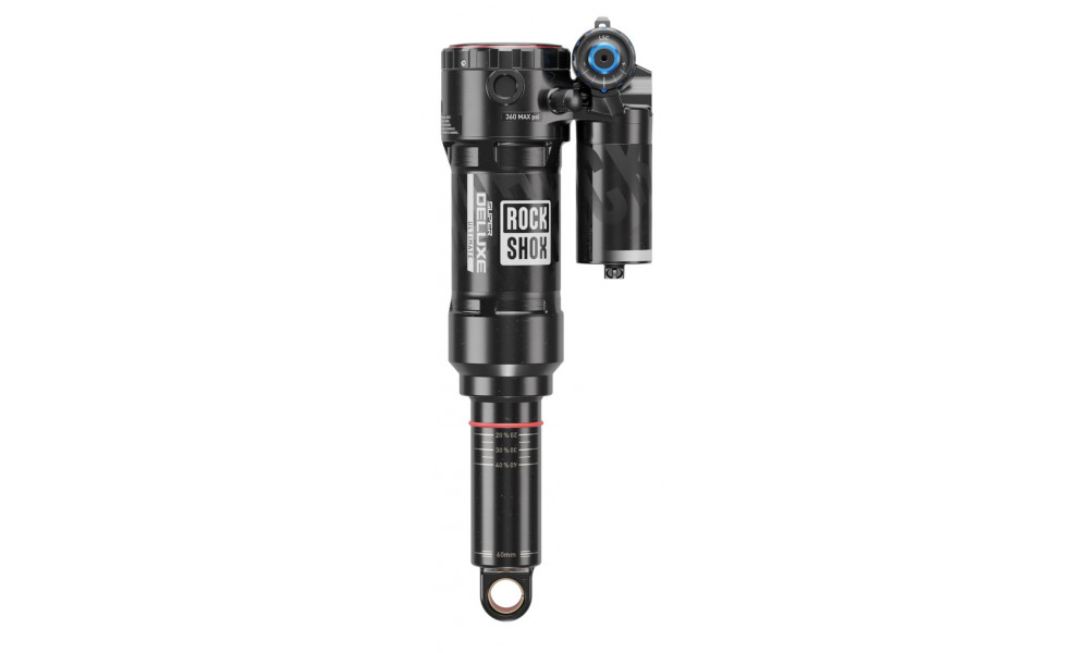 Aizmugurējais amortizātors Rockshox Super Deluxe Air Ult 165x45mm LinearAir 2 Tokens Reb/Low Comp 320lb - 2