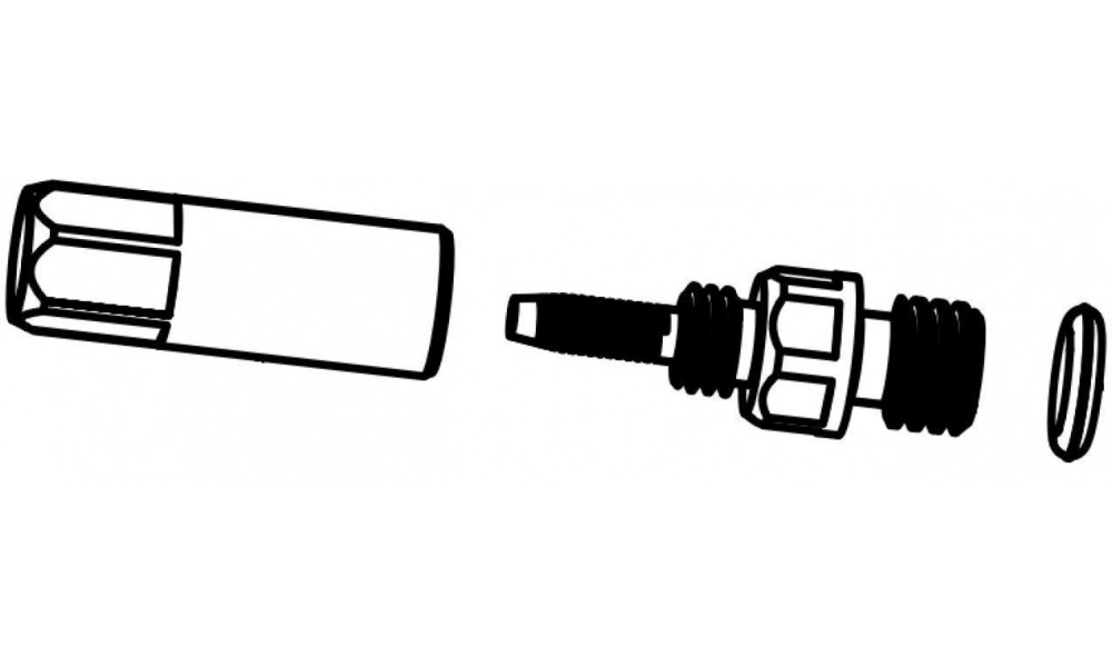 Sēdekļa turētāja remonta daļa Rockshox hose barb Reverb Post (10 gab.) 