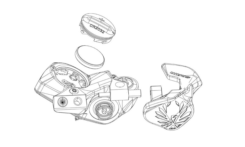 Pārslēdzēja roktura servisa komplekts SRAM mounting eTap AXS Wireless Blip 