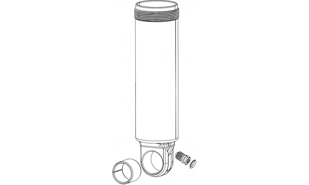 Aizmugurējā amortizatora remonta komplekts Rockshox damper body Monarch 200x57mm IFP 