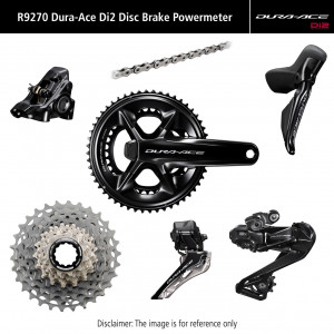 Grupas transmisijas daļu komplekts Shimano DURA-ACE Di2 R9270P Disc brakes 172.5mm 54x40T