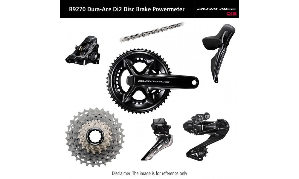 Grupas transmisijas daļu komplekts Shimano DURA-ACE Di2 R9270P Disc brakes 175mm 54x40T 