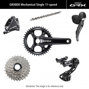 Grupas transmisijas daļu komplekts Shimano GRX 810 11-speed 175mm 42T