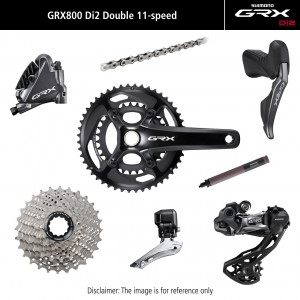 Grupas transmisijas daļu komplekts Shimano GRX Di2 810 11-speed 175mm 48x31T