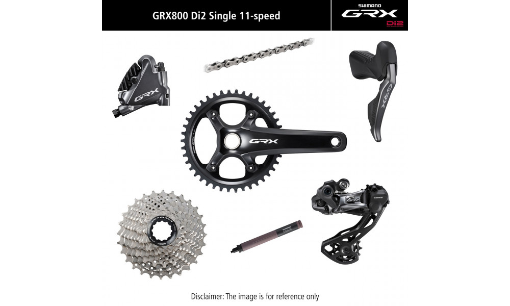 Grupas transmisijas daļu komplekts Shimano GRX Di2 810 11-speed 172.5mm 42T 