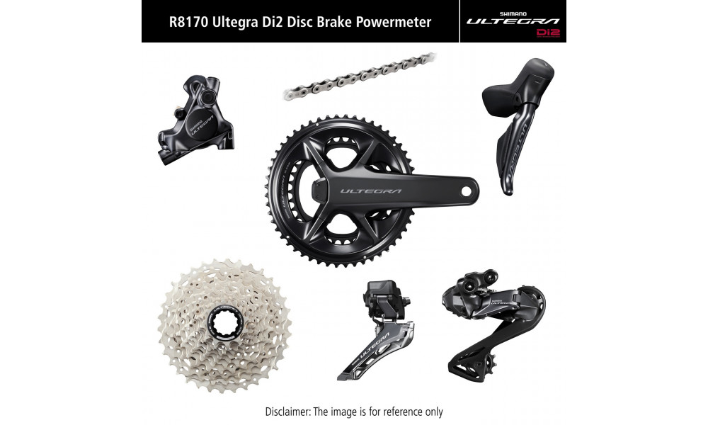 Grupas transmisijas daļu komplekts Shimano ULTEGRA Di2 R8170P Disc brakes 172.5mm 50x34T 