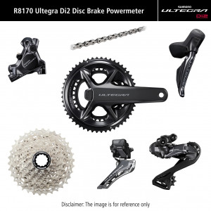 Grupas transmisijas daļu komplekts Shimano ULTEGRA Di2 R8170P Disc brakes 172.5mm 52x36T