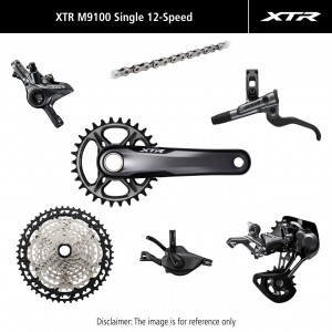 Grupas transmisijas daļu komplekts Shimano XTR M9120 I-Spec EV 4-Piston 175mm 32T