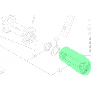 Priekšējās rumbas ass Shimano ULTEGRA WH-6800-F