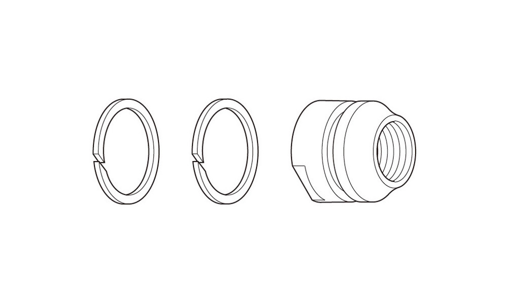 Aizmugurējās rumbas konuss Shimano FH-M452 left 