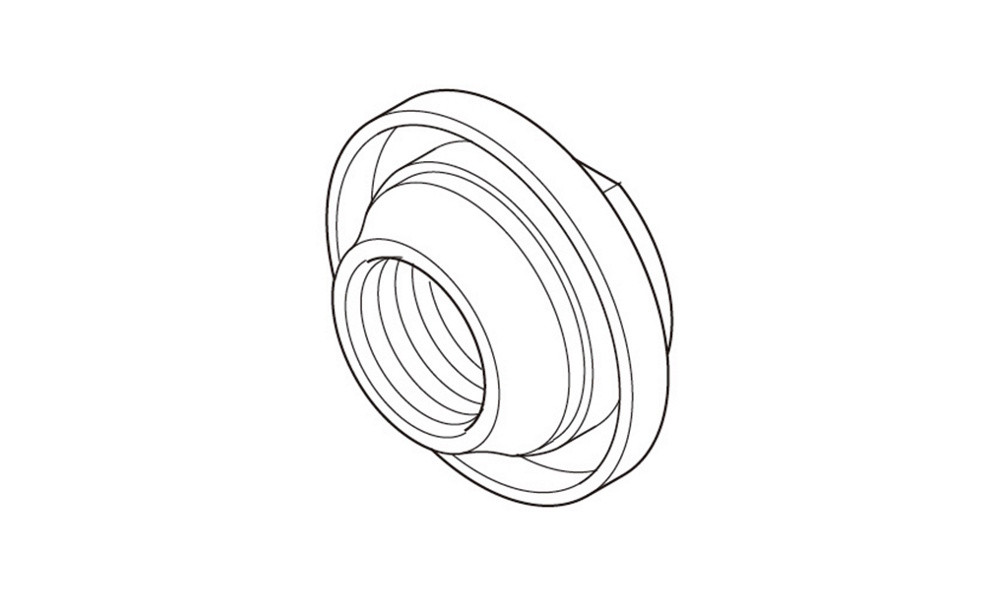 Priekšējās rumbas konuss Shimano HB-MC10 with dust cover 