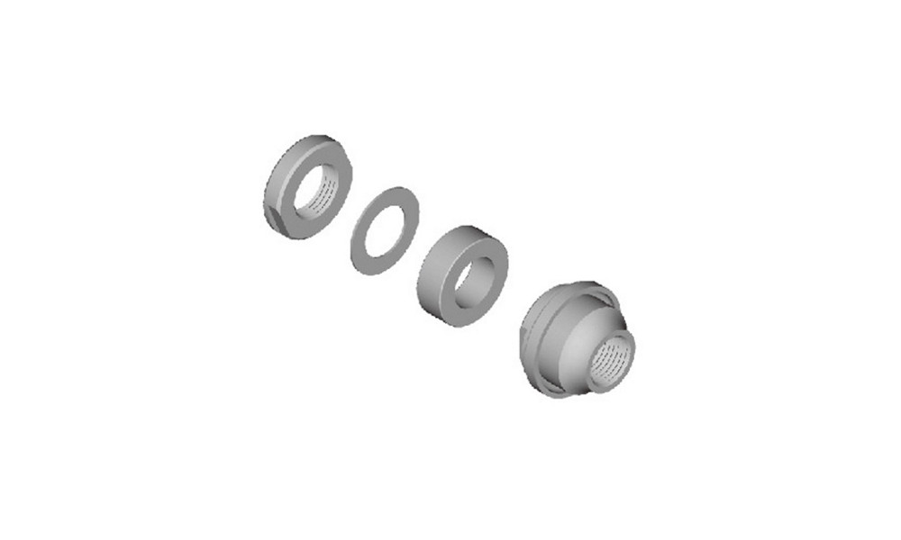 Konuss, paplāksne un uzgrieznis Shimano FH-M629 left hand 