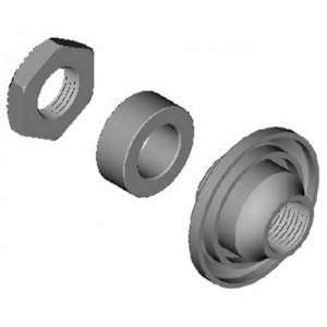 Konuss, paplāksne un uzgrieznis Shimano WH-R501-R left hand