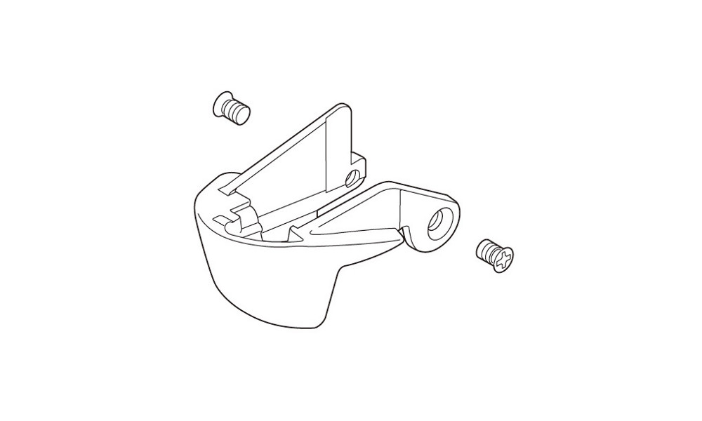 Vāks par Pārslēdzēja rokturism Shimano 105 ST-5700 right with fixing screw 