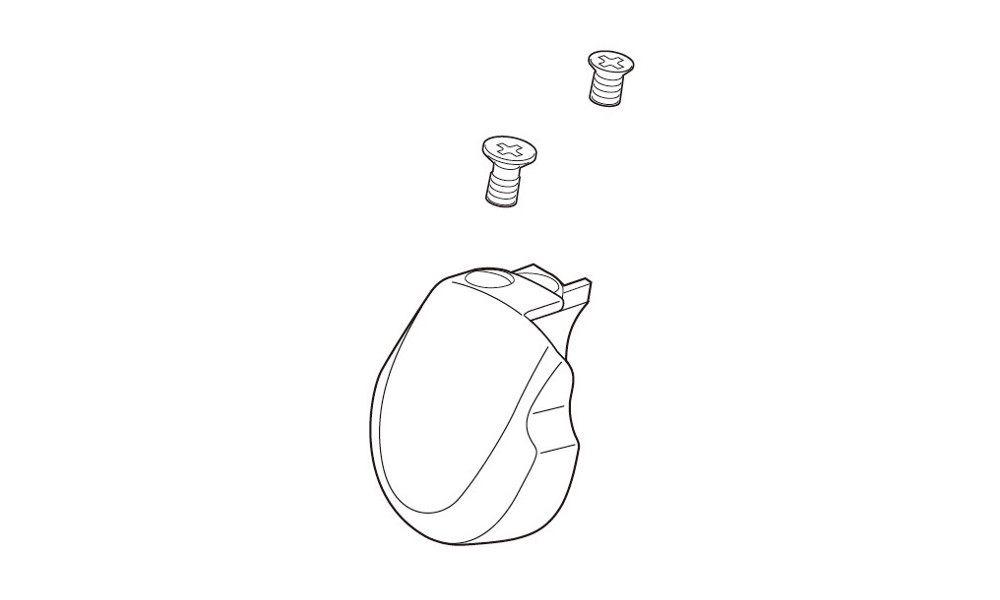 Vāks par Pārslēdzēja rokturism Shimano ULTEGRA ST-6800 right with fixing screw 