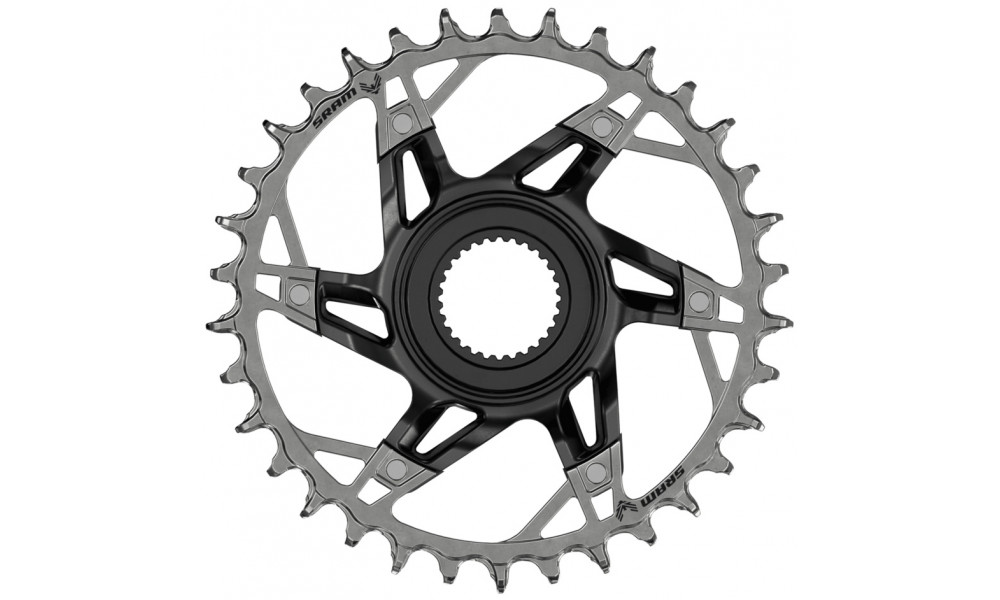 Priekšējais ķēdes ritenis SRAM T-Type E-MTB Bosch Gen4 Direct Mount 55mm 34T 