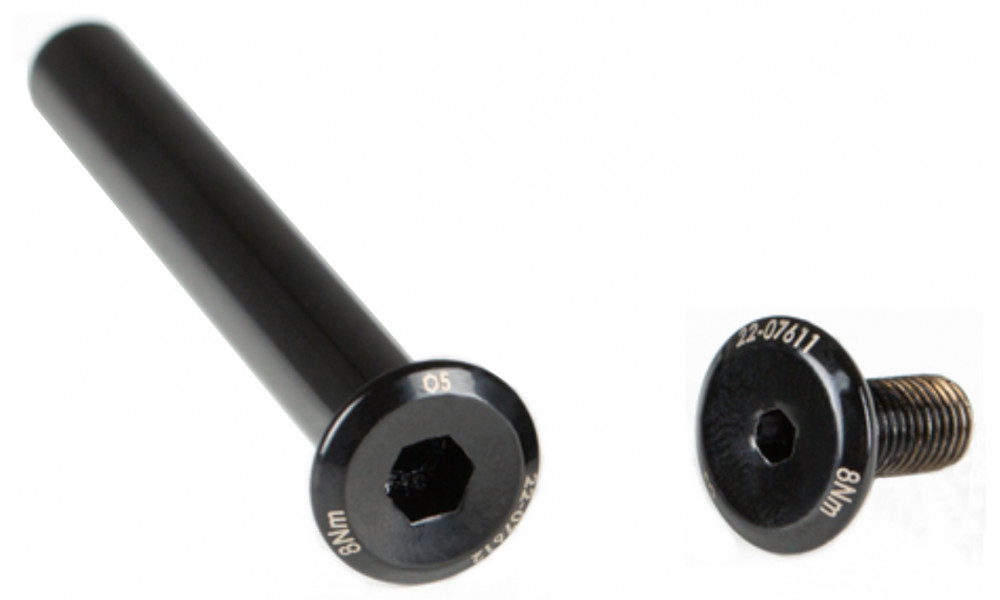 Gultņu skrūvju komplekts pilnas amortizācijas rāmim Cube Pivot Link Shock Ti (22-07611) 