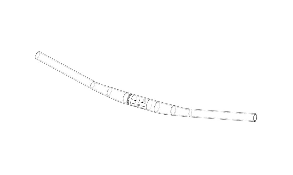 Stūre NEWMEN Performance Carbon 318.10 760mm 