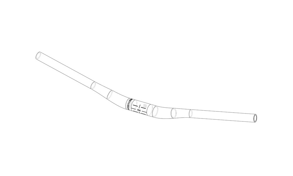 Stūre NEWMEN Performance Carbon 350.25 760mm 