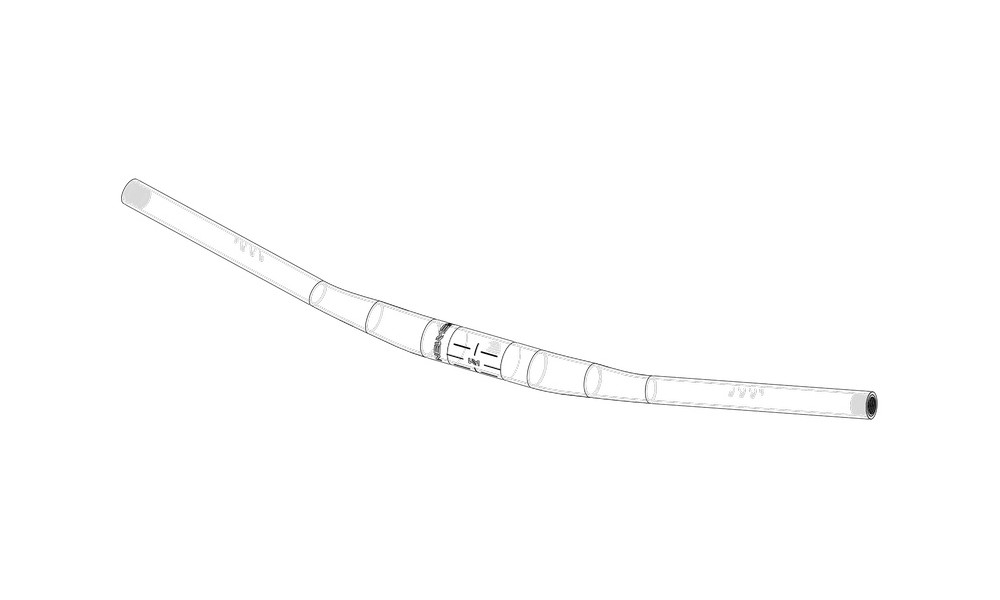 Stūre NEWMEN Performance Carbon 318.10 710-760mm VGS 