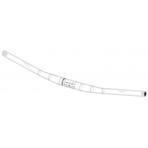 Stūre NEWMEN Performance Carbon 350.10 710-760mm VGS