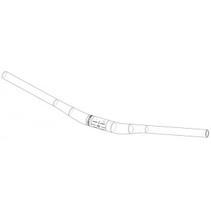 Stūre NEWMEN Phase Carbon 318.25 800mm