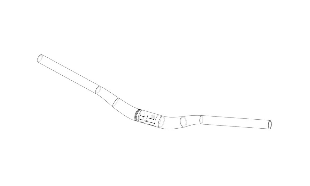 Stūre NEWMEN Phase Carbon 350.40 800mm 