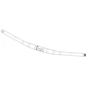 Stūre NEWMEN Phase Carbon 350.10 710-760mm VGS