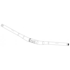 Stūre NEWMEN Phase Carbon 350.25 710-760mm VGS