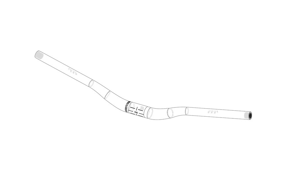 Stūre NEWMEN Phase Carbon 350.40 760-810mm VGS 