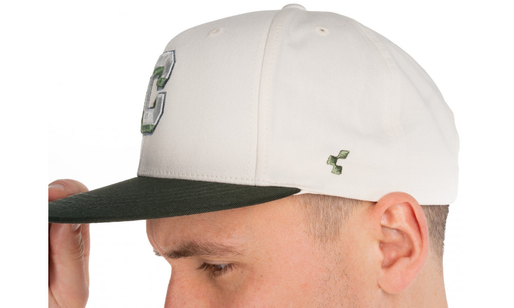 Cap Cube The Embossed C beige'n'olive - 3