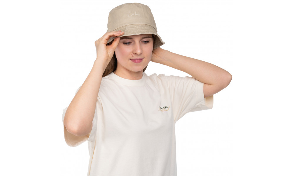 Hat Cube Bucket washed beige - 4