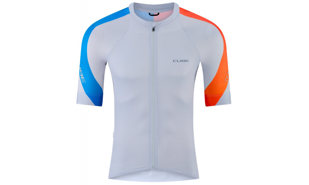 Cycling jersey Cube Road/XC Teamline S/S white - 1