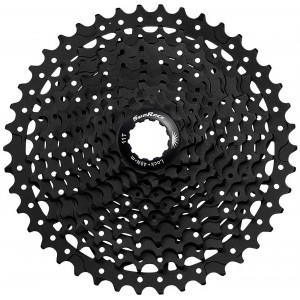 Aizmugurējais zobratu bloks SunRace CSMS3 10-speed black