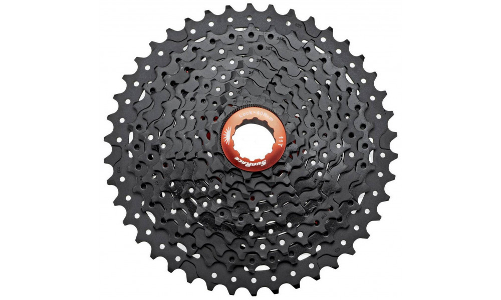 Aizmugurējais zobratu bloks SunRace CSMX3 10-speed 11-42T black - 1