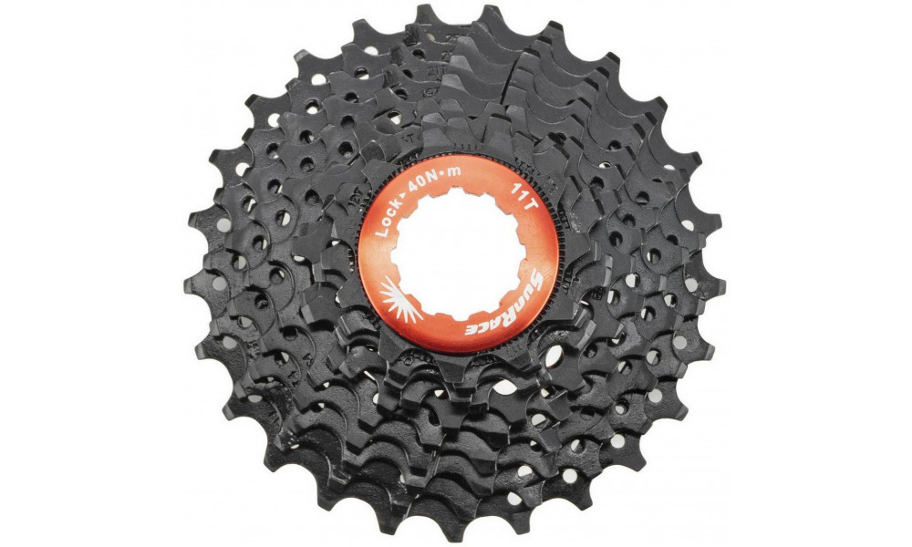 Aizmugurējais zobratu bloks SunRace CSRX0 10-speed black 