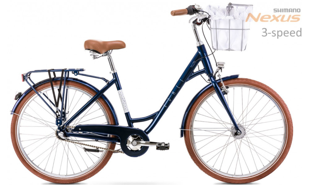Velosipēds Romet Pop Art Classic 28" Alu 2022 blue mat 