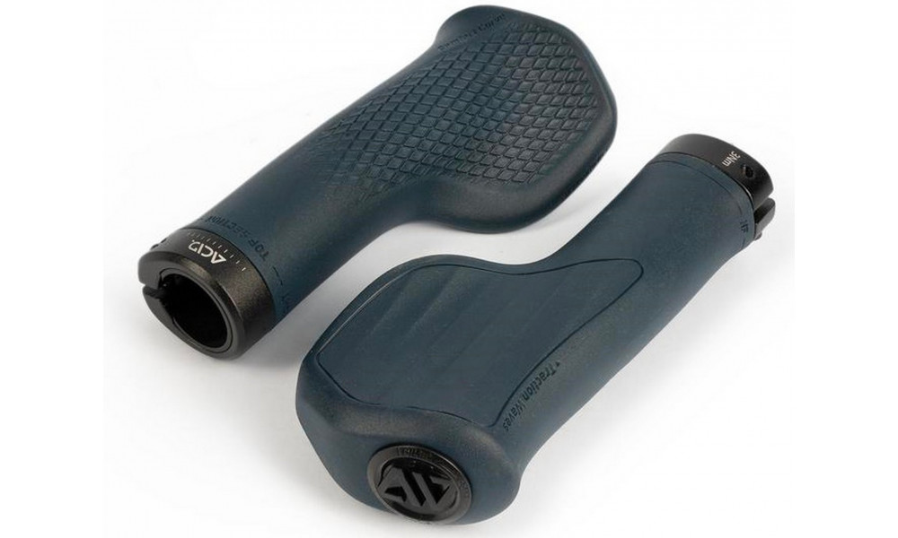 Stūres rokturi ACID Travel Comfort Lock-on dark blue - 3