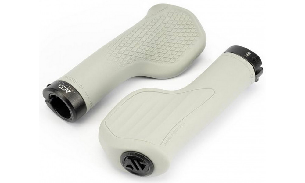 Stūres rokturi ACID Travel Comfort Lock-on dustygrey - 1
