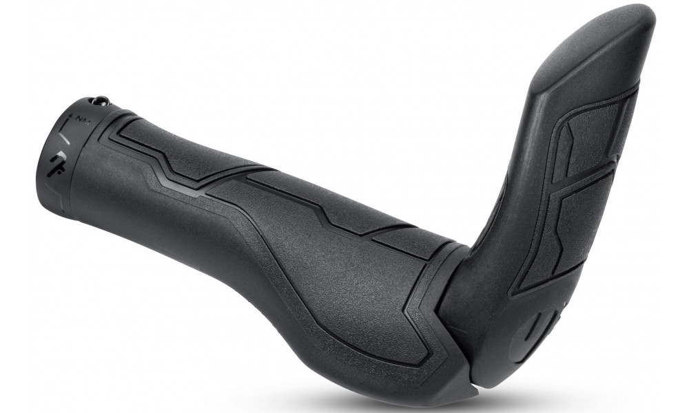 Stūres rokturi Natural Fit All Terrain Lock-on with bar ends black - 2