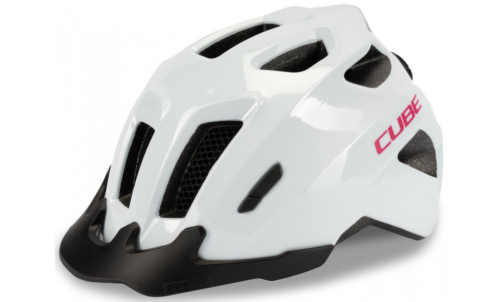 Velo ķivere Cube FINK flashwhite'n'pink - 1