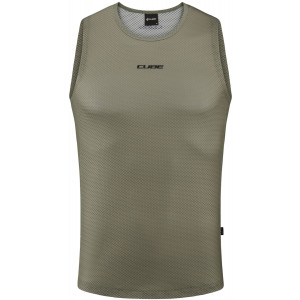 Apakškrekls Cube Mesh Sleeveless olive